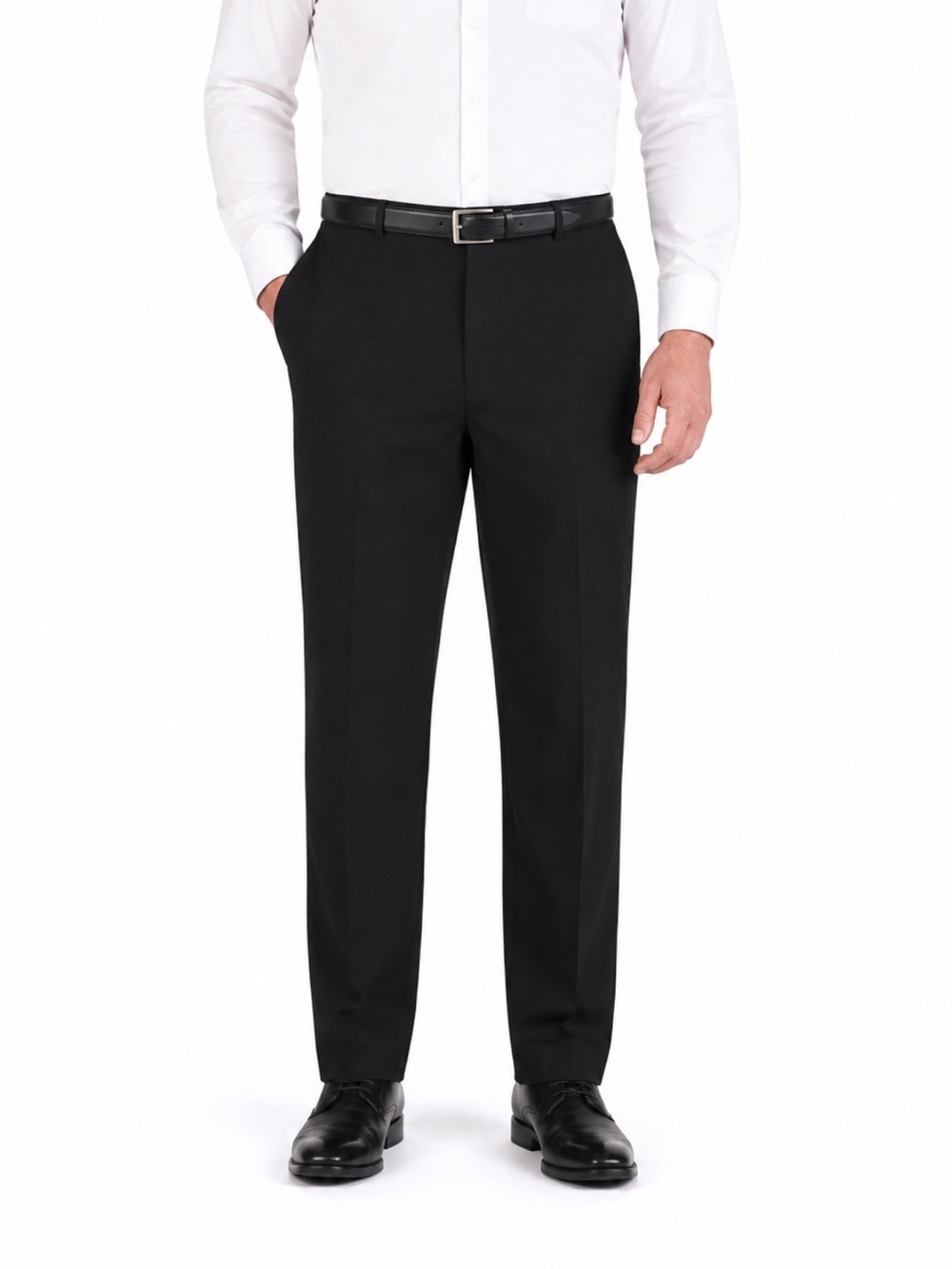 Michael Brandon Men’s Black Wrinkle Resistant Dress Pants 38x32 NWOT